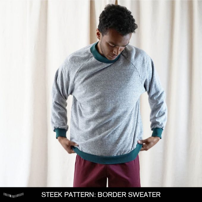 Steek Pattern: Border Sweater (paper)