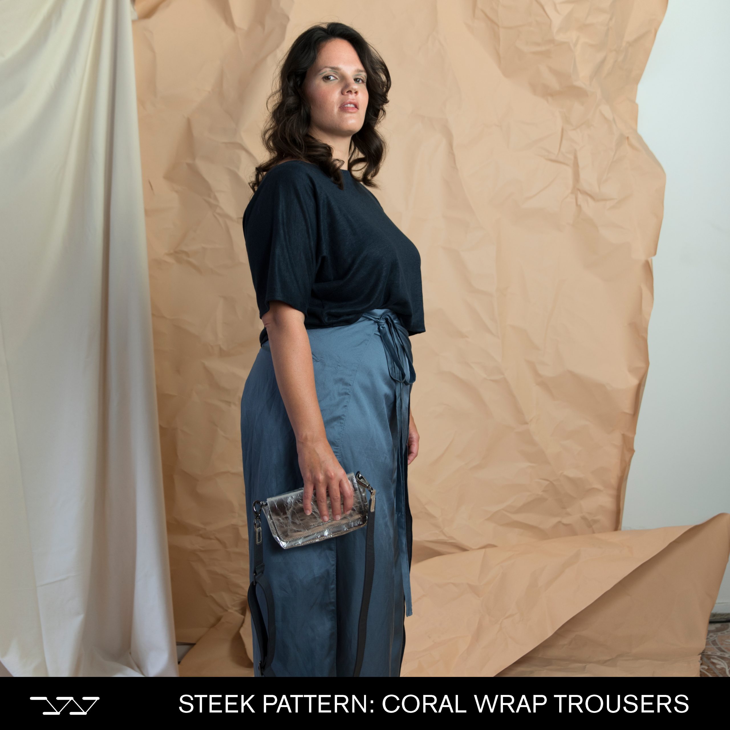 Steek Pattern: Coral Wrap Trousers (PDF) - Shop - De Steek