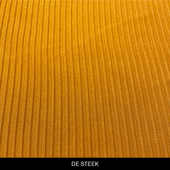 Ecovero Stripe Knit – ocher yellow