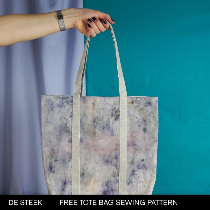 FREE Tote Bag Sewing Pattern by De Steek