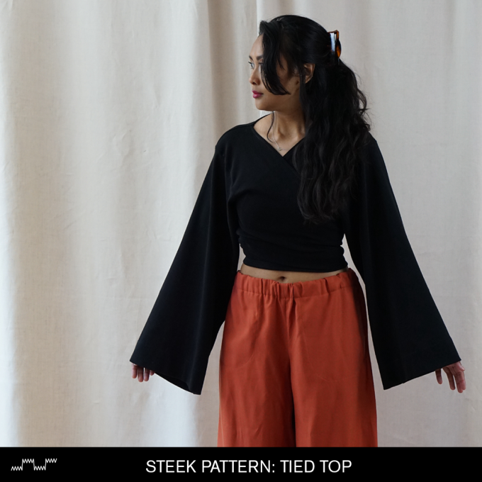 Steek Pattern: Tied Top (PDF)