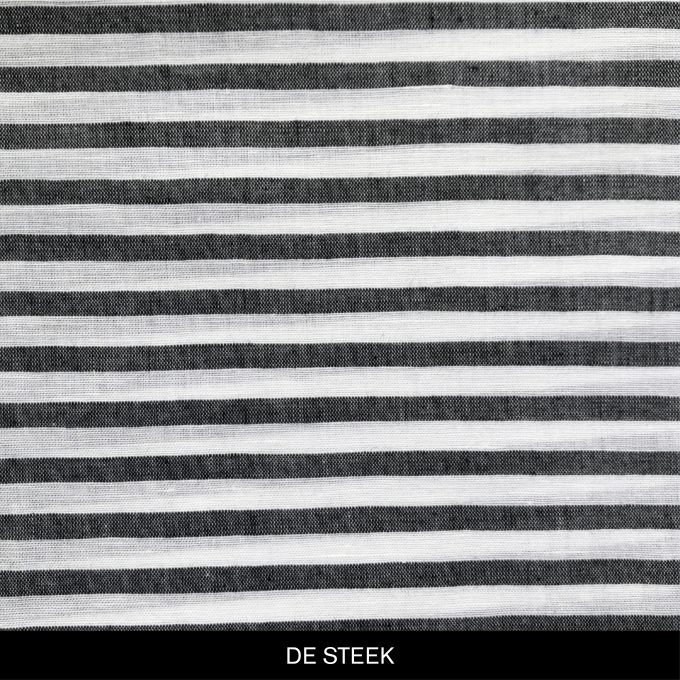 Black&White Pinpoint Ox Stripes