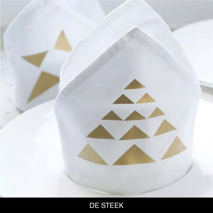 Creat me / textile iron-on shapes | silver