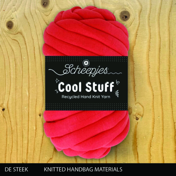 Hand-Knitted Bag Material