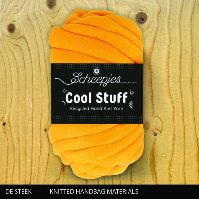 Hand-Knitted Bag Material